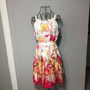 Beautiful Floral Mid Dress